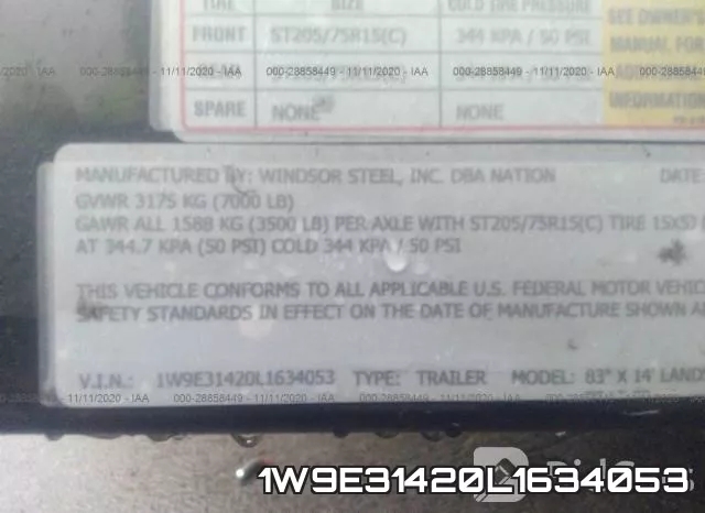 1W9E31420L1634053 фото 10