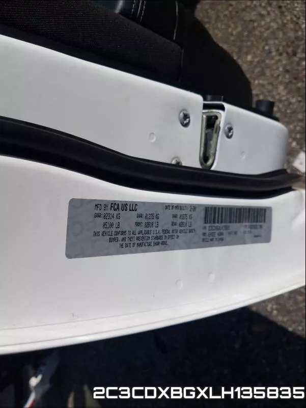 2C3CDXBGXLH135835 фото 2