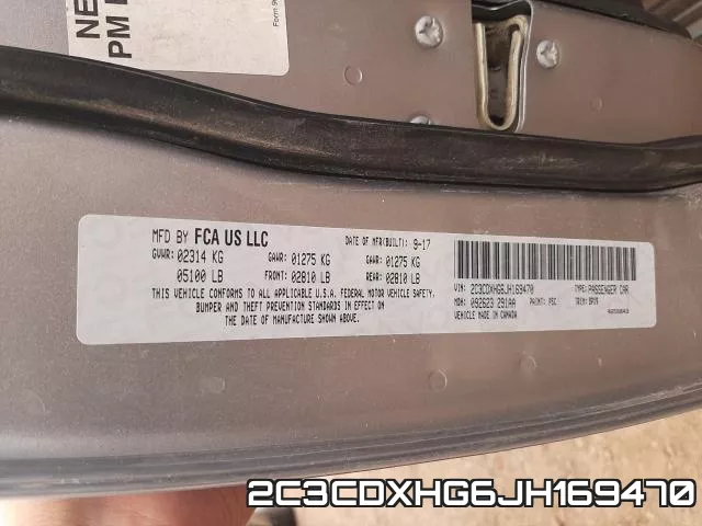 2C3CDXHG6JH169470 фото 2