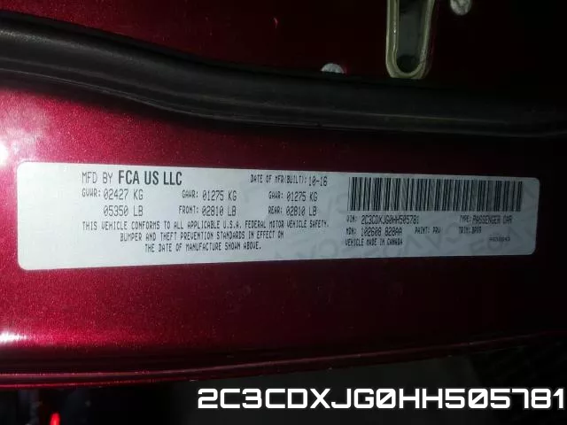2C3CDXJG0HH505781 фото 2