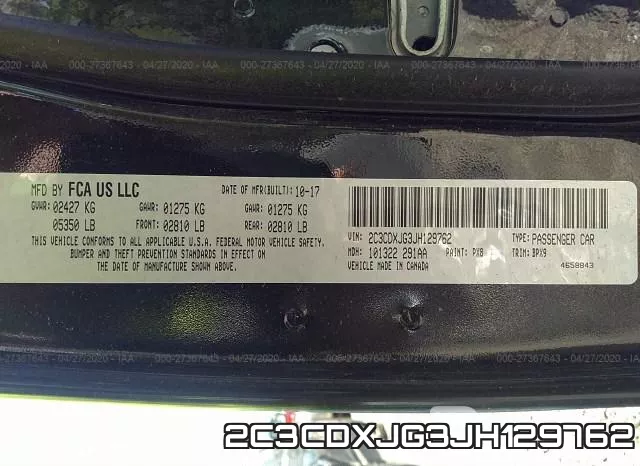 2C3CDXJG3JH129762 фото 10