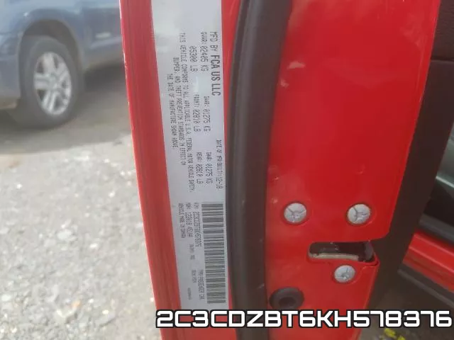 2C3CDZBT6KH578376 фото 2