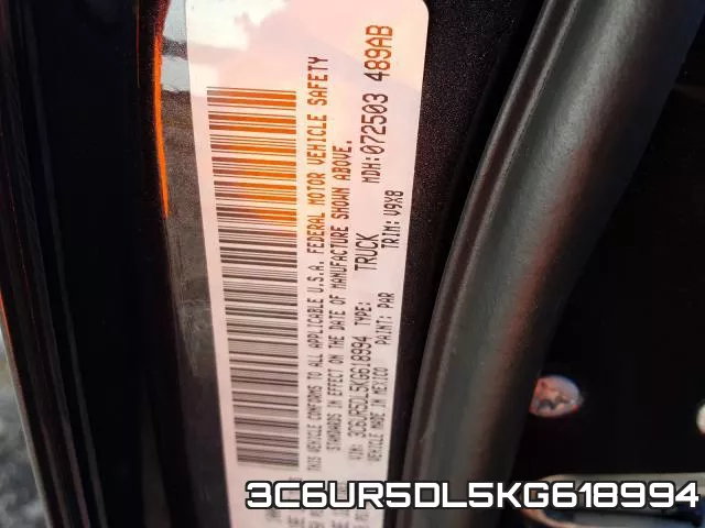 3C6UR5DL5KG618994 фото 2