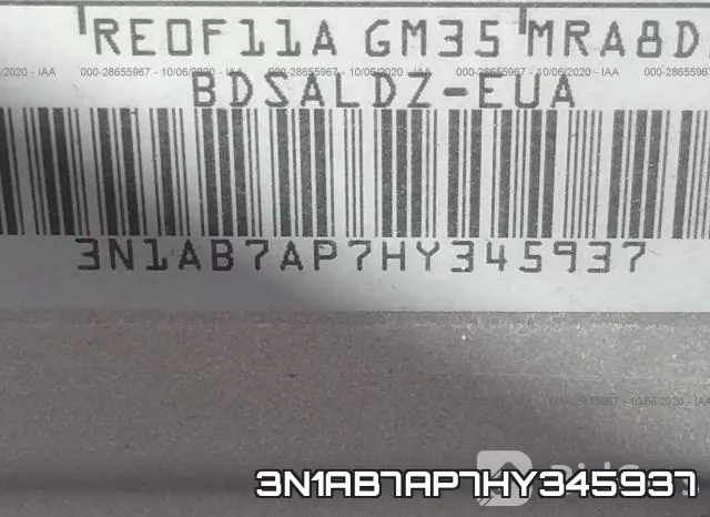 3N1AB7AP7HY345937 фото 10