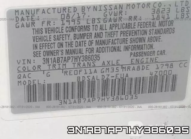 3N1AB7AP7HY386035 фото 9