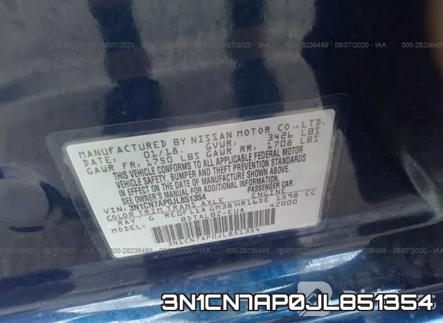 3N1CN7AP0JL851354 фото 10