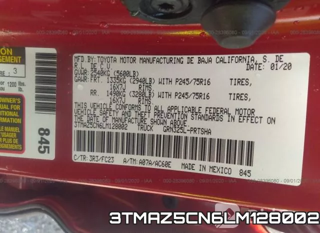3TMAZ5CN6LM128002 фото 10