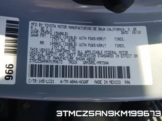 3TMCZ5AN9KM199673 фото 2