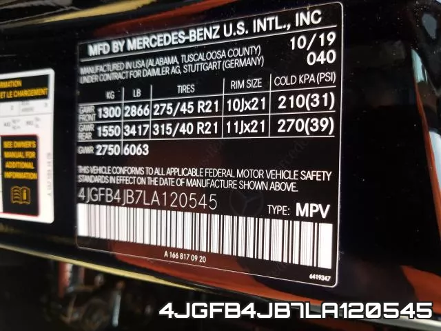 4JGFB4JB7LA120545 фото 2