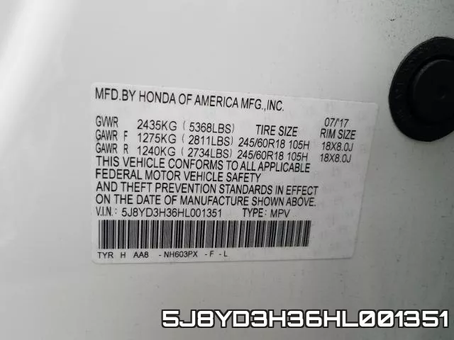 5J8YD3H36HL001351 фото 2