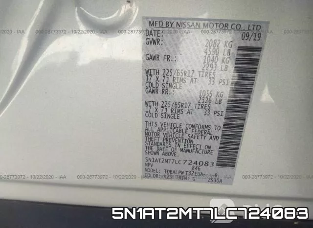 5N1AT2MT7LC724083 фото 10