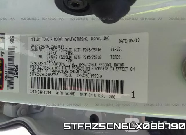 5TFAZ5CN6LX088790 фото 10