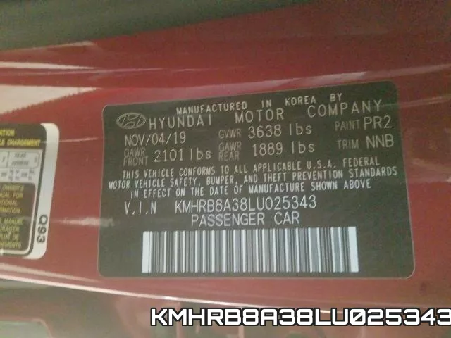 KMHRB8A38LU025343 фото 2