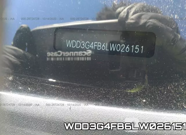WDD3G4FB6LW026151 фото 10
