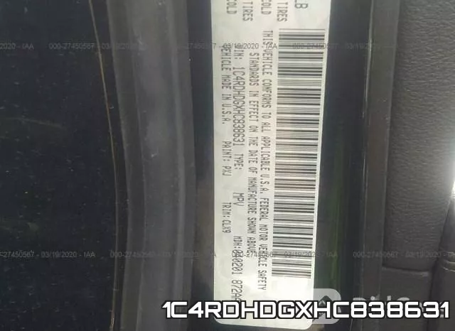 1C4RDHDGXHC838631 фото 10