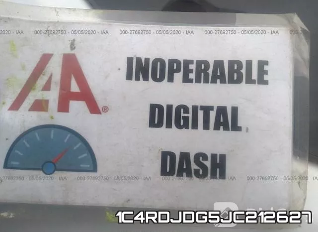1C4RDJDG5JC212627 фото 8