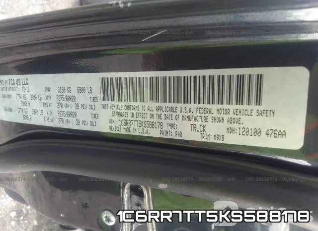 1C6RR7TT5KS588178 фото 10