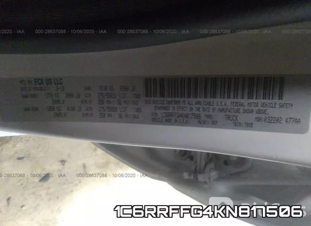 1C6RRFFG4KN817506 фото 10