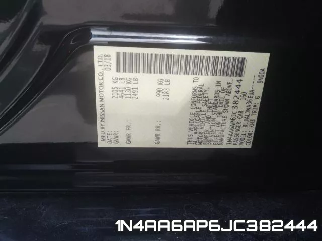 1N4AA6AP6JC382444 фото 2