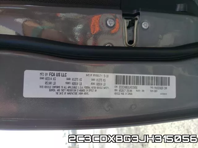 2C3CDXBG3JH315056 фото 2