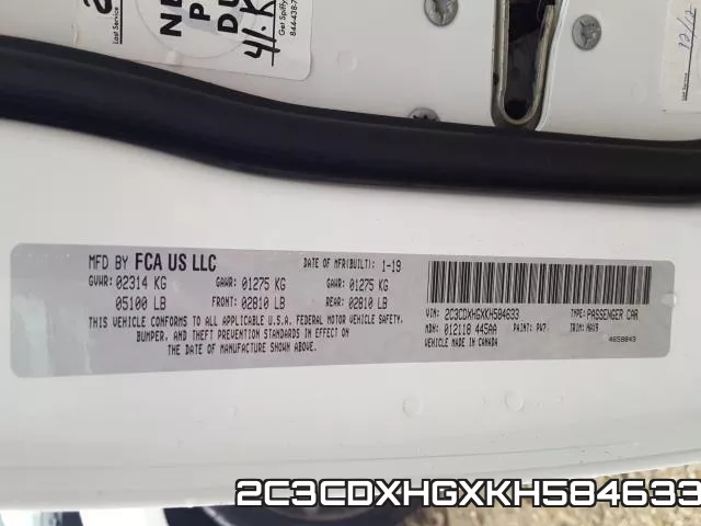 2C3CDXHGXKH584633 фото 2