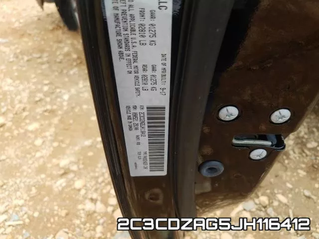 2C3CDZAG5JH116412 фото 2