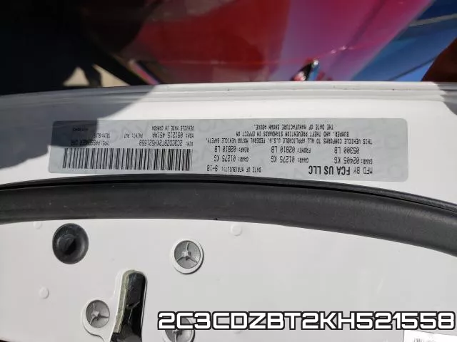2C3CDZBT2KH521558 фото 2