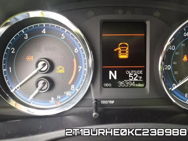 2T1BURHE0KC238988 фото 9