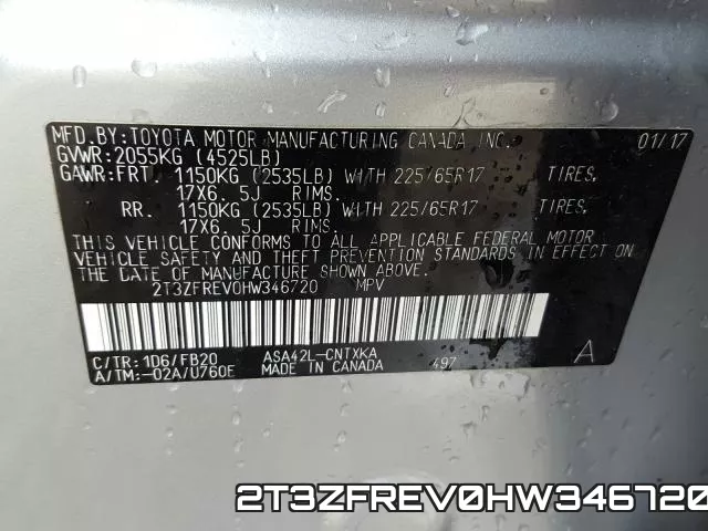 2T3ZFREV0HW346720 фото 2