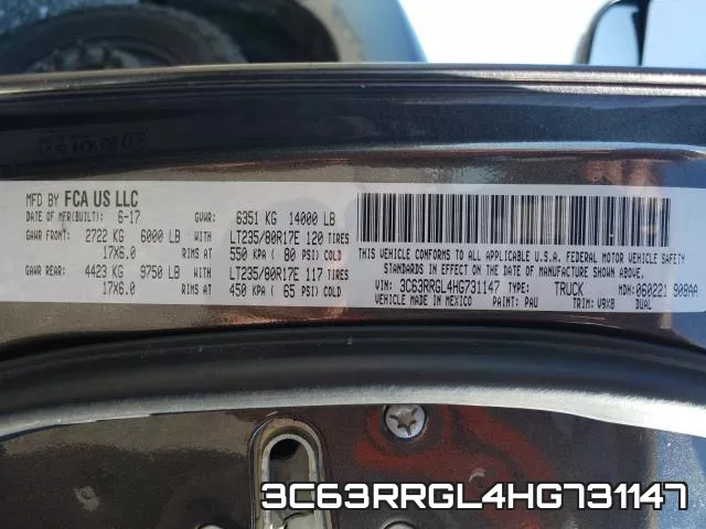 3C63RRGL4HG731147 фото 2