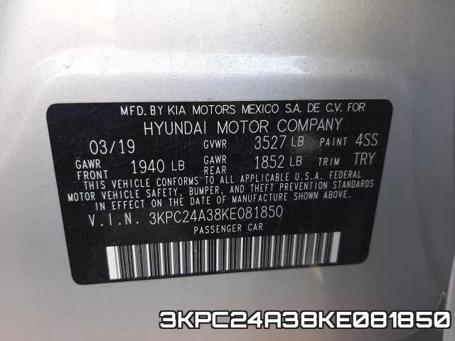 3KPC24A38KE081850 фото 2
