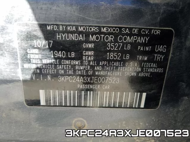 3KPC24A3XJE007523 фото 2
