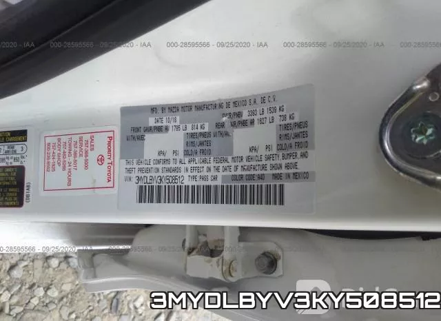 3MYDLBYV3KY508512 фото 10