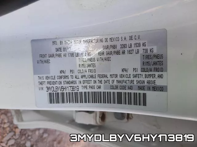 3MYDLBYV6HY173819 фото 2
