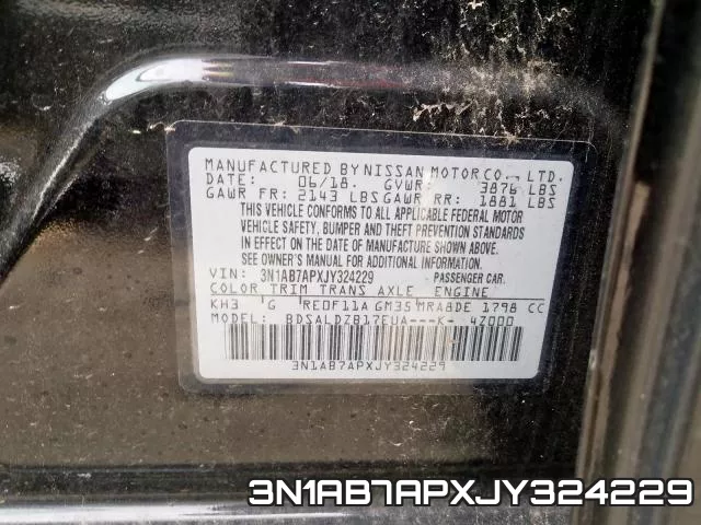 3N1AB7APXJY324229 фото 2