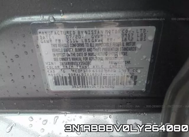 3N1AB8BV0LY264080 фото 10