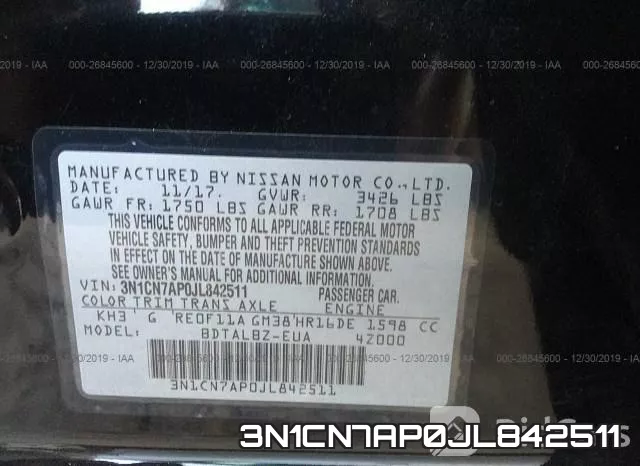 3N1CN7AP0JL842511 фото 10