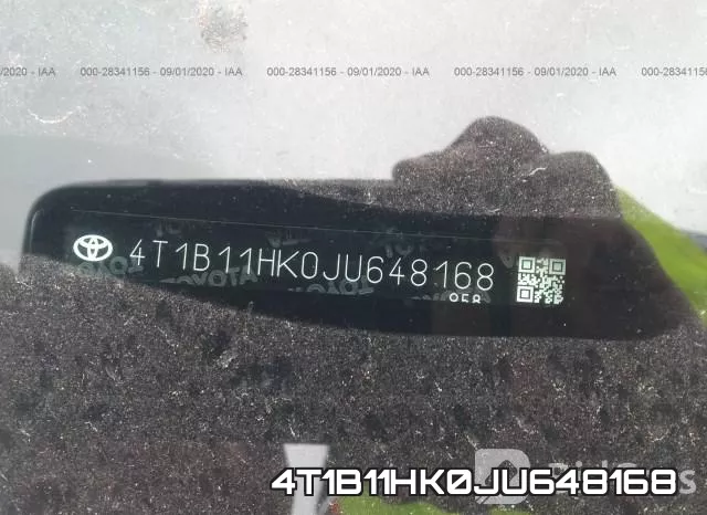 4T1B11HK0JU648168 фото 10