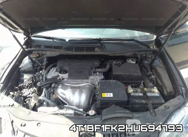 4T1BF1FK2HU694793 фото 2
