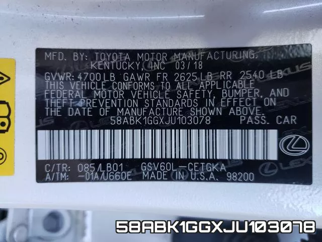 58ABK1GGXJU103078 фото 2