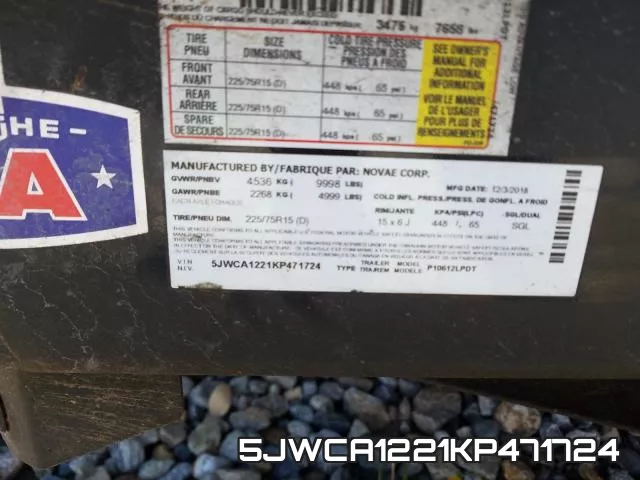 5JWCA1221KP471724 фото 2