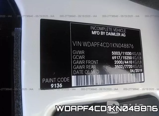 WDAPF4CD1KN048876 фото 10