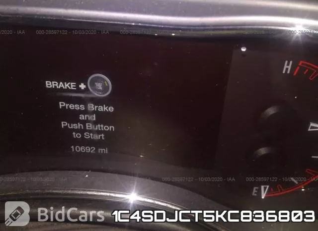 1C4SDJCT5KC836803 фото 8