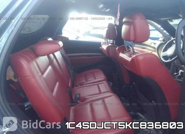 1C4SDJCT5KC836803 фото 9