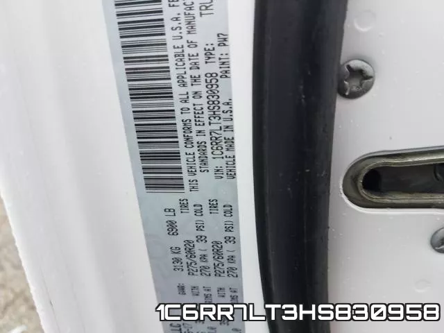 1C6RR7LT3HS830958 фото 2
