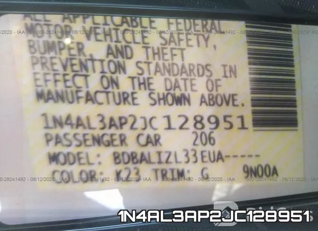 1N4AL3AP2JC128951 фото 10