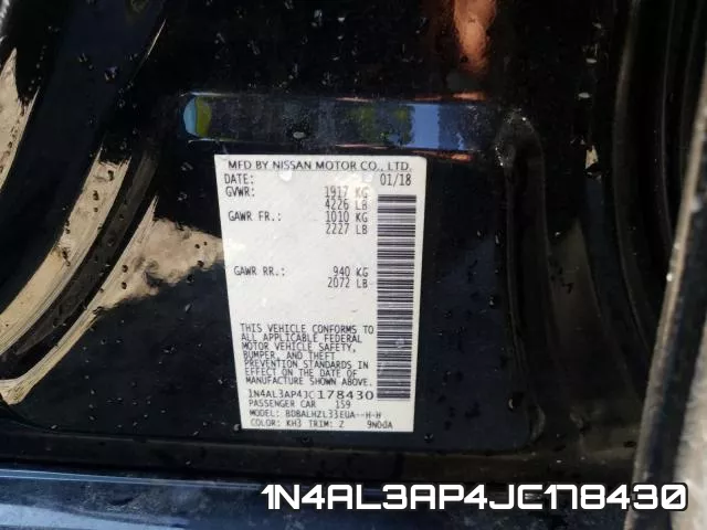 1N4AL3AP4JC178430 фото 2