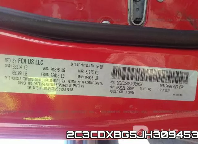 2C3CDXBG5JH309453 фото 10