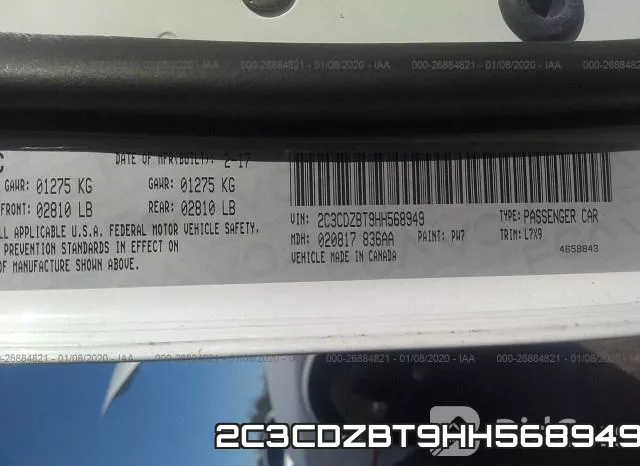 2C3CDZBT9HH568949 фото 10