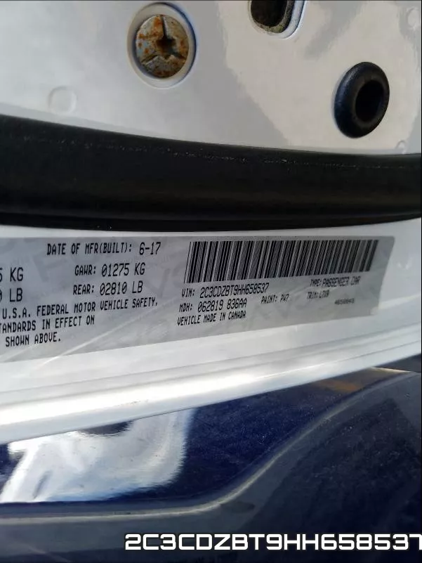 2C3CDZBT9HH658537 фото 2